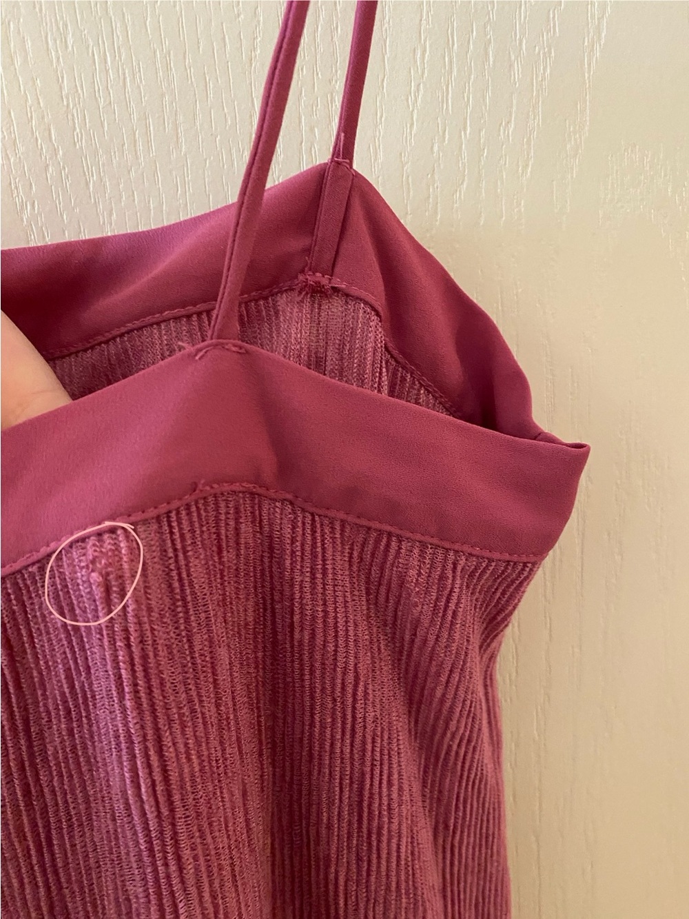 ZARA Pleated Tunic Top w/ Side Slits in Pink - S - Picture 4 of 16